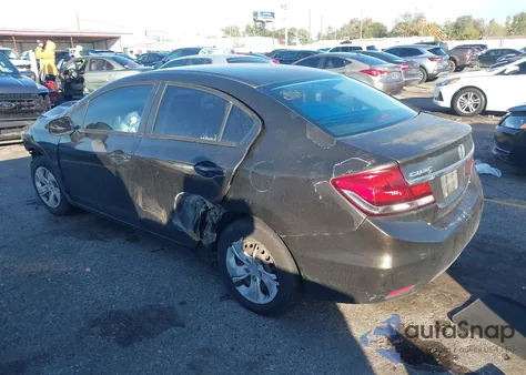 2013 Honda Civic Lx from USA, damaged, VIN 19XFB2F56DE017076